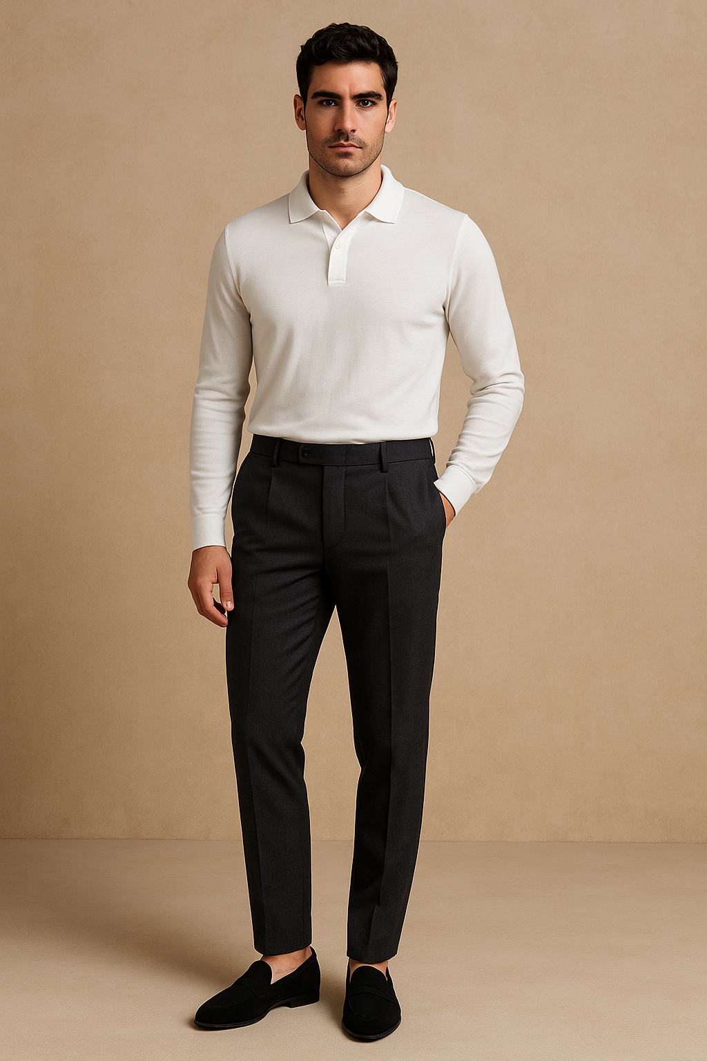 Pantalone semi sartoriale | Grigio Antracite