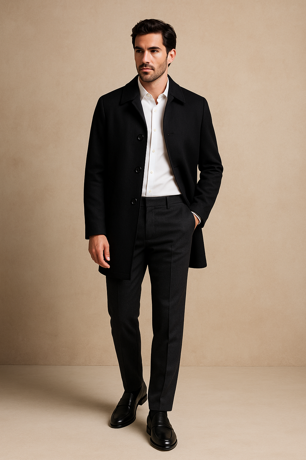 Cappotto corto | Nero