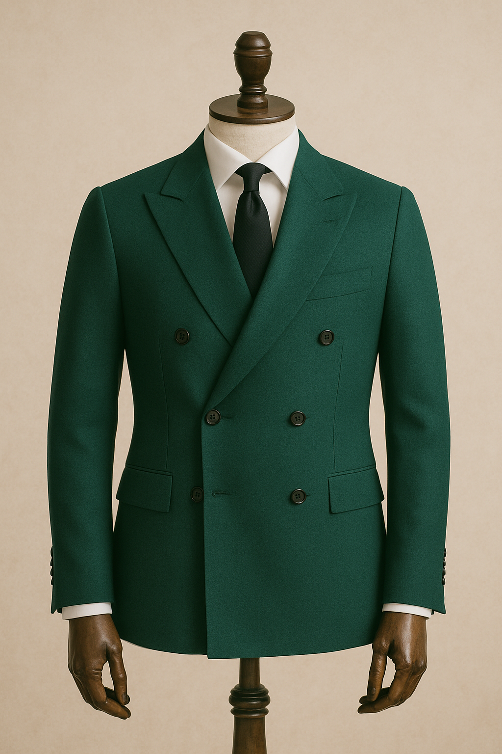 Abito Doppiopetto in lana Tasmania 100s | Verde Gucci