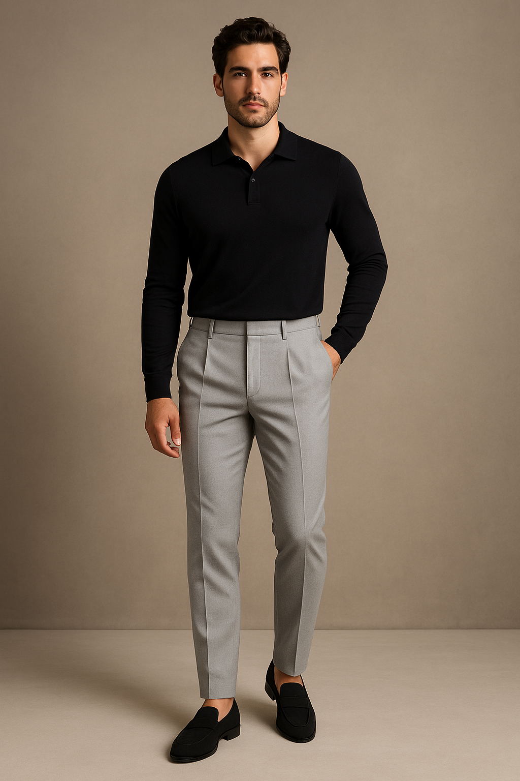 Pantalone semi sartoriale | Grigio Chiaro